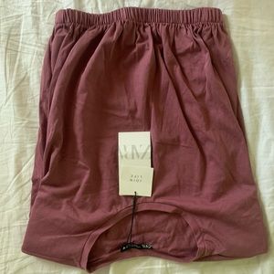 Zara padded shoulder top size M